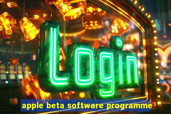 apple beta software programme